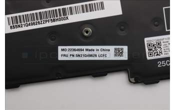 LENOVO 5N21Q49626 Keyb T16 G4 Nordics - BL