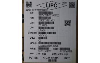 Lenovo 5N21Q49798 Keyboard Internal, Danish, Black, Non_Backlight, w/Number