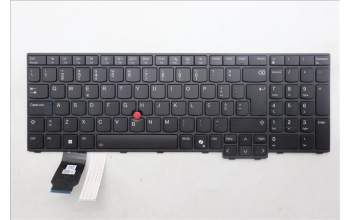 Lenovo 5N21Q49845 Keyboard Internal, Portuguese, Black, Backlight, w/Number