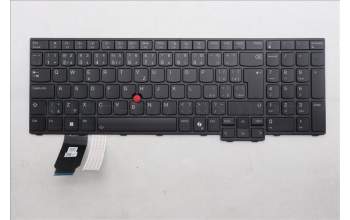 Lenovo 5N21Q49861 Keyboard Internal, Czech/Slovak, Black, Backlight, w/Number