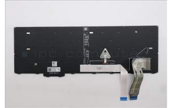 Lenovo 5N21Q49862 Keyboard Internal, Ukraine, Black, Backlight, w/Number