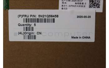 Lenovo 5N21Q56458 Keyboard Internal, Arabic, Black, Non-Backlight, US