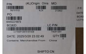 Lenovo 5N21S15123 YB9 FOLIO COVER-TID-TL