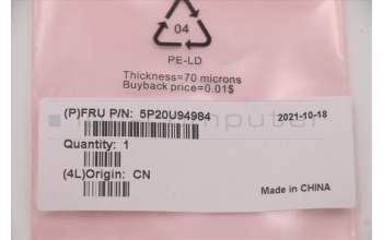 Lenovo 5P20U94984 PAD T-FLEX_380_25X15X2MM,Laird