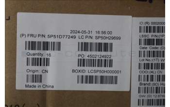 Lenovo 5P51D77249 PWR_SUPPLY FRU,TFX 258W 90% PSU no-12v