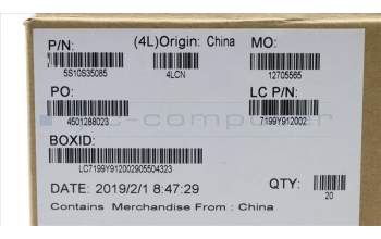 Lenovo 5S10S35085 SCREW Screw L 81LH MM 3.0D 3.0L K 4.9D