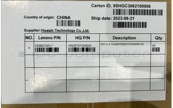 Lenovo 5S58C23011 A301lv A Cover&*HQ207072G0000 CS
