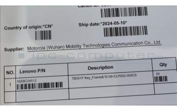 Lenovo 5S58C24512 TB351F Key_Frame&*S108-CLP002-000CS