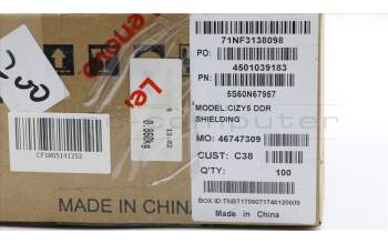 Lenovo 5S60N67957 SHIELD Shielding of Memory C 80X7