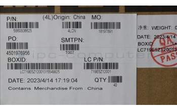 Lenovo 5S60S36625 DIMM SHIELDING L 21J8 DDR