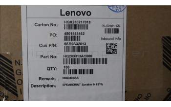 Lenovo 5SB0S32013 SPEAKERINT Speaker H 82YN