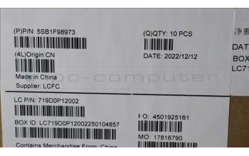 Lenovo 5SB1F98973 SPEAKERINT FRU Speaker S770-14 3411 Veco