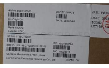 Lenovo 5SB1K53560 FRU SPK 78014Prox 40131609 LX