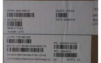 Lenovo 5SB1K68137 SPEAKERINT CS24 SPK,TM1,3411T35E,HX