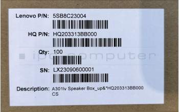 Lenovo 5SB8C23004 A301lv Speaker Box_up&*HQ203313BB000 CS