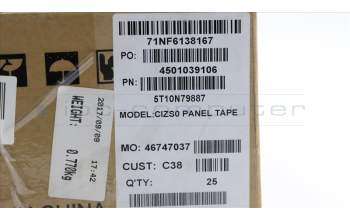 Lenovo TAPE Panel Tape C 80XC for Lenovo IdeaPad 720s-14IKB (80XC/81BD)