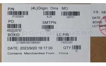 Lenovo 5T10S33619 TAPE L 21J8 Removable Tape