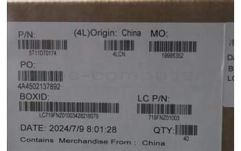 Lenovo 5T11D70174 FRU DETACH_ADHESIVE_TOUCH_*5