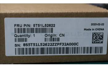 Lenovo 5T51L52622 TOUCHPANEL 14\'\',WQUX,MTO B152690Q3 AOFT