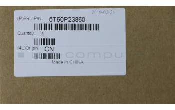 Lenovo 5T60P23860 T/P 3N 81A4 W/mylar/cable Grey