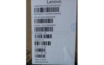 Lenovo 5T60S94287 TOUCHPAD TouchPad H 82YM STGY