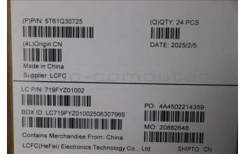 Lenovo 5T61Q30725 CS24 Thames-2 ForcePad for Primax