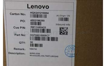 Lenovo 5W11H85433 WIRELESS Wireless,WLAN,LTN,RTL8922AE