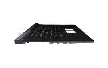 6036W0293301 original Asus keyboard incl. topcase DE (german) black/black/transparent/grey with backlight