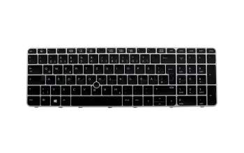 6037B0113704 original HP keyboard DE (german) black/silver matt with mouse-stick