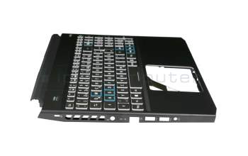 6037B0154104 original Acer keyboard incl. topcase DE (german) black/black with backlight