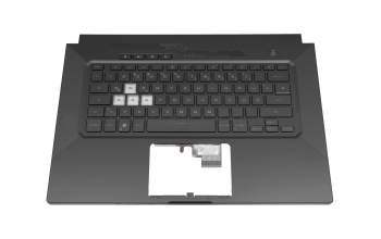 6037B0211413 original Asus keyboard incl. topcase DE (german) black/black with backlight