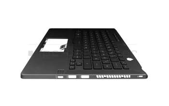 6037B0211913 original Asus keyboard incl. topcase DE (german) black/grey with backlight