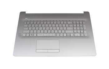 6070B1308113 HP keyboard incl. topcase DE (german) silver/silver