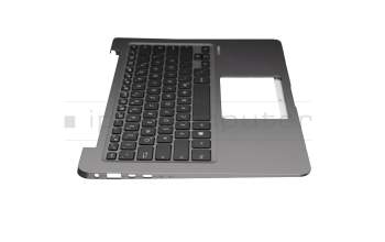 60PC01160010G original Asus keyboard incl. topcase DE (german) black/grey