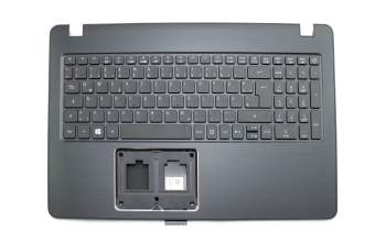 6180037AKC01 original Acer keyboard incl. topcase DE (german) black/black with backlight