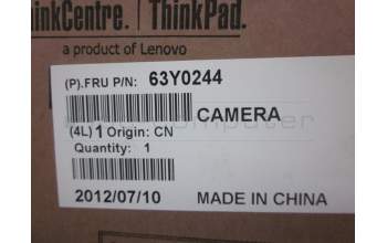 Lenovo 63Y0244 FRU CAMERA NZ4/SN4
