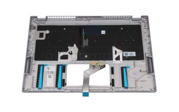 6B.A2RN8.020 original Acer keyboard incl. topcase DE (german) silver/silver with backlight