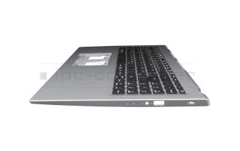 6B.A6MN2.014 original Acer keyboard incl. topcase DE (german) black/silver