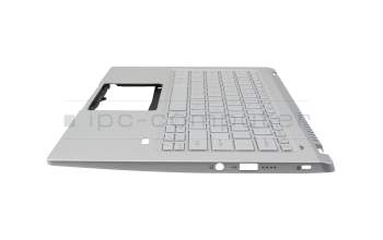 6B.AB1N2.001 original Acer keyboard incl. topcase US (english) silver/silver with backlight