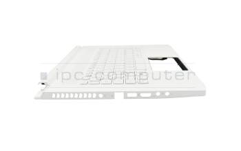 6B.C61N1.009 original Acer keyboard incl. topcase DE (german) white/white with backlight