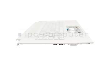6B.C6XN7.011 original Acer keyboard incl. topcase DE (german) white/white with backlight