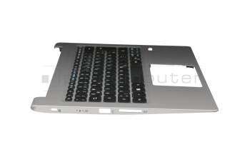 6B.GNKN5.014 original Acer keyboard incl. topcase DE (german) black/silver