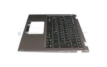6B.GRMN8.005 original Acer keyboard incl. topcase DE (german) black/grey