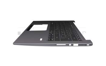 6B.GXUN1.008 original Acer keyboard incl. topcase DE (german) black/silver with backlight