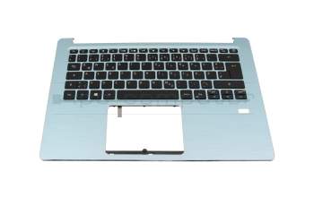 6B.HFEN1.008 original Acer keyboard incl. topcase DE (german) black/blue with backlight