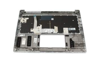 6B.HR0N8.029 original Acer keyboard incl. topcase CH (swiss) silver/silver with backlight