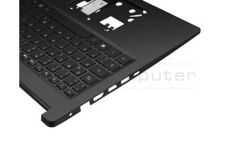 6B.HSKN7.011 original Acer keyboard incl. topcase DE (german) black/grey with backlight