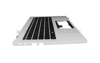 6B.KF2N2.014 original Acer keyboard incl. topcase DE (german) black/silver with backlight