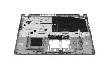 6B.KJ9N7.011 original Acer keyboard incl. topcase DE (german) silver/silver with backlight