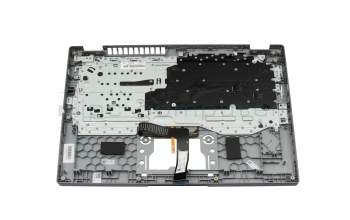 6B.KT4N8.020 original Acer keyboard incl. topcase DE (german) silver/silver with backlight